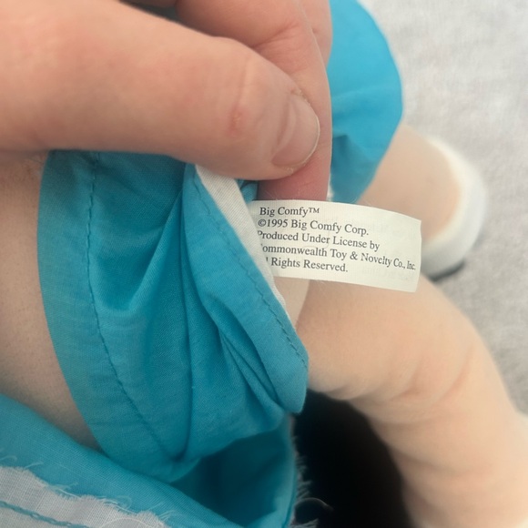 Big Comfy Couch 1995 Molly 25" Plush Doll Blue Dress Yarn Hair Vintage Stuffed - Picture 5 of 5